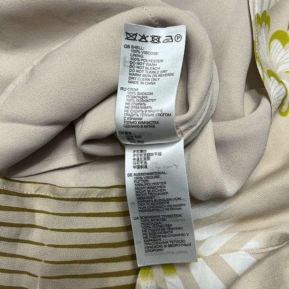 Reiss JESSIE PRINTED SHIFT DRESS Size 2 - Picture 11 of 11